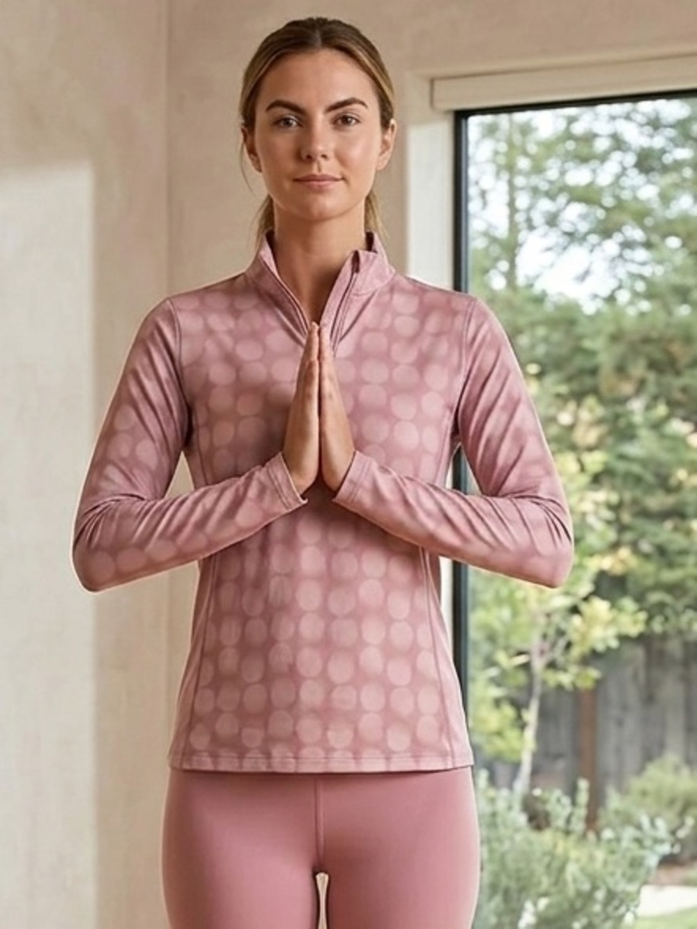 adidas HEAT RDY L Golf quarter zip ultimate print